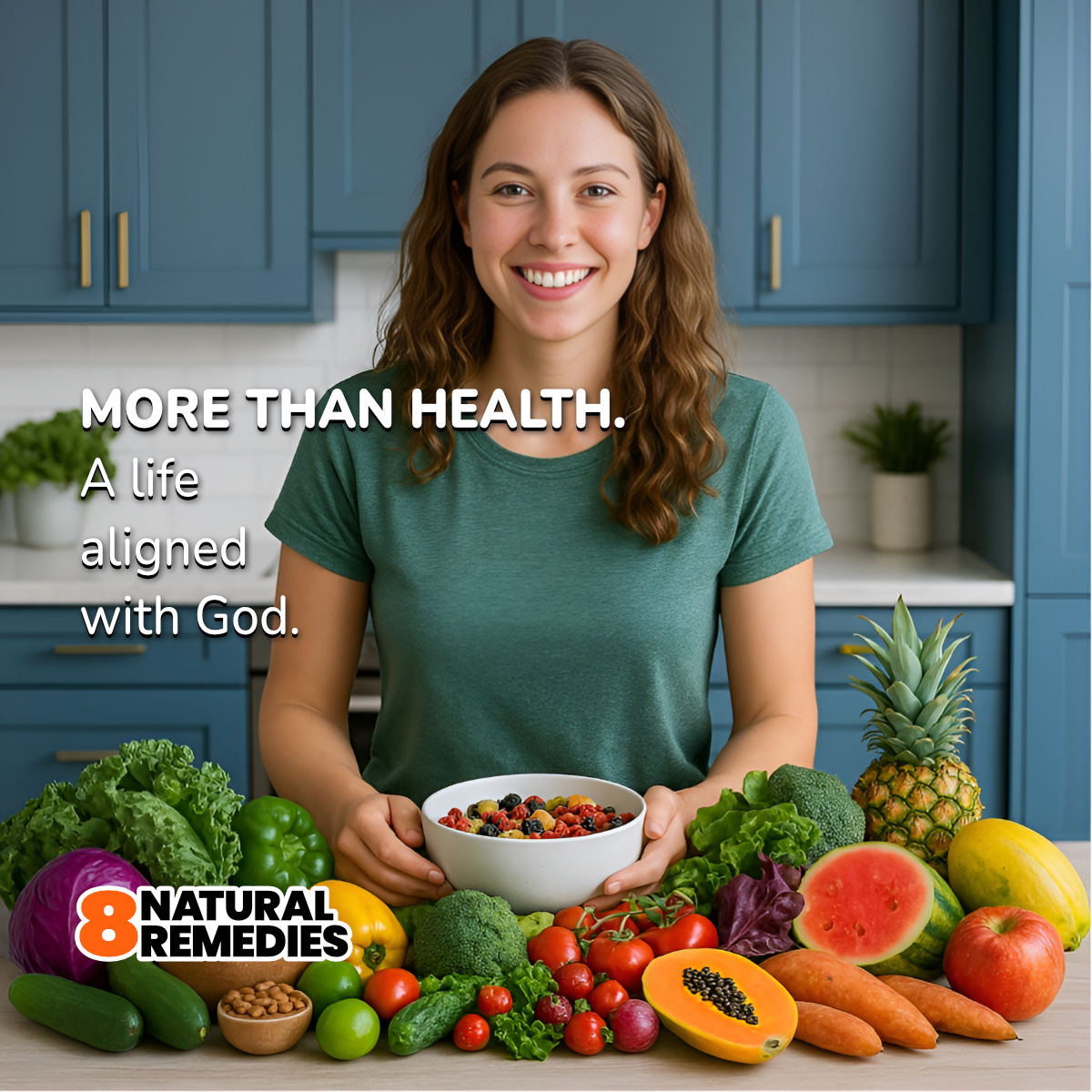 A life aligned with God through the 8 Natural Remedies